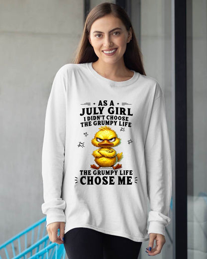 JULY SHIRT THE GRUMPY LIFE CHOSE ME - SNOW07 (SKU2605-72-07)