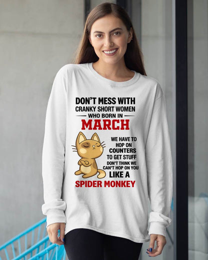 MARCH SHIRT, DON'T MESS WITH SHORT LADY - FMA SNOW03 (SKU2603-310-03)