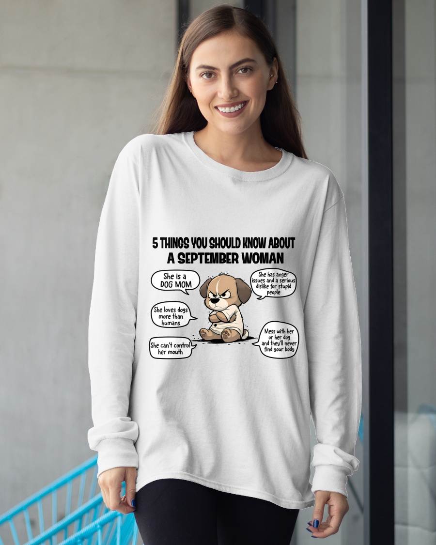 SEPTEMBER SHIRT, 5 THINGS YOU SHOULD KNOW ABOUT THIS WOMAN - SNOW09 (SKU2604-311-09)