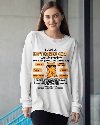 SEPTEMBER SHIRT, I AM PROUD OF WHO I AM - FMA SNOW09 (SKU2603-292-09)