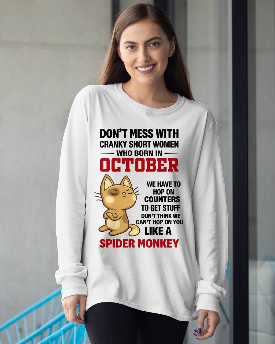 OCTOBER SHIRT, DON'T MESS WITH SHORT LADY - FMA SNOW10 (SKU2603-310-10)