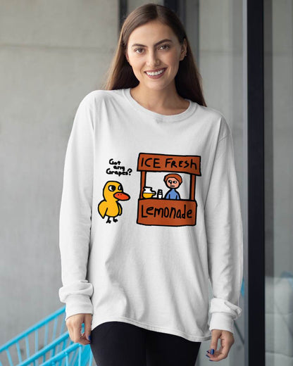 The Duck Song Got Any Grapes Funny Meme T-Shirt