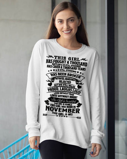 NOVEMBER, This Girl is beautiful - SNOW MALE11 (SKU2602-208-11)