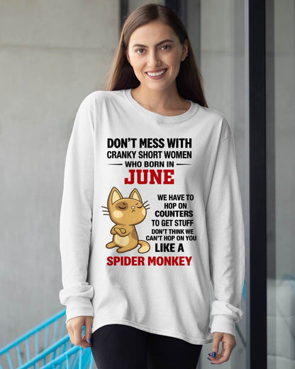 JUNE SHIRT, DON'T MESS WITH SHORT LADY - FMA SNOW06 (SKU2603-310-06)