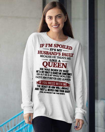 JUNE, IF I’M SPOILED IT’S MY HUSBAND’S FAULT – SNOW FEMALE06 (SKU26T-01-37-06)
