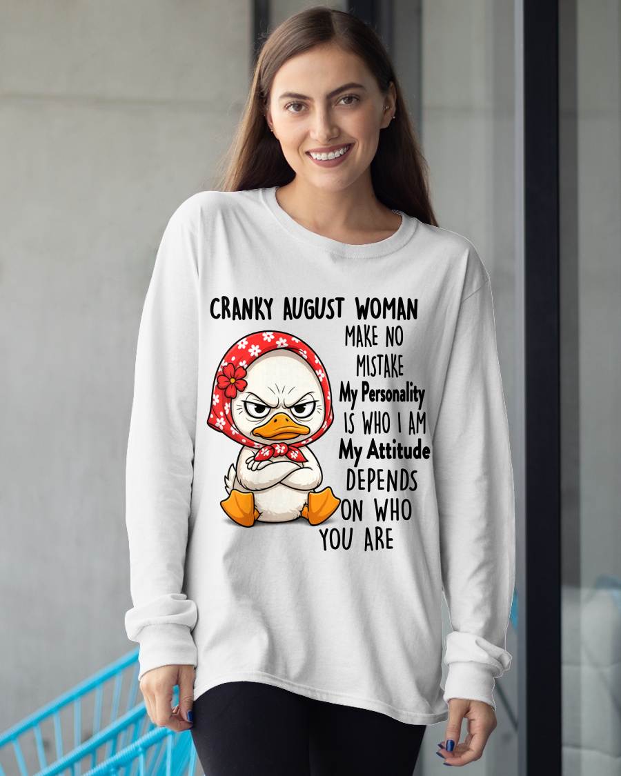 AUGUST SHIRT, MY PERSONALITY IS WHO I AM - SNOW08 (SKU2605-266-08)