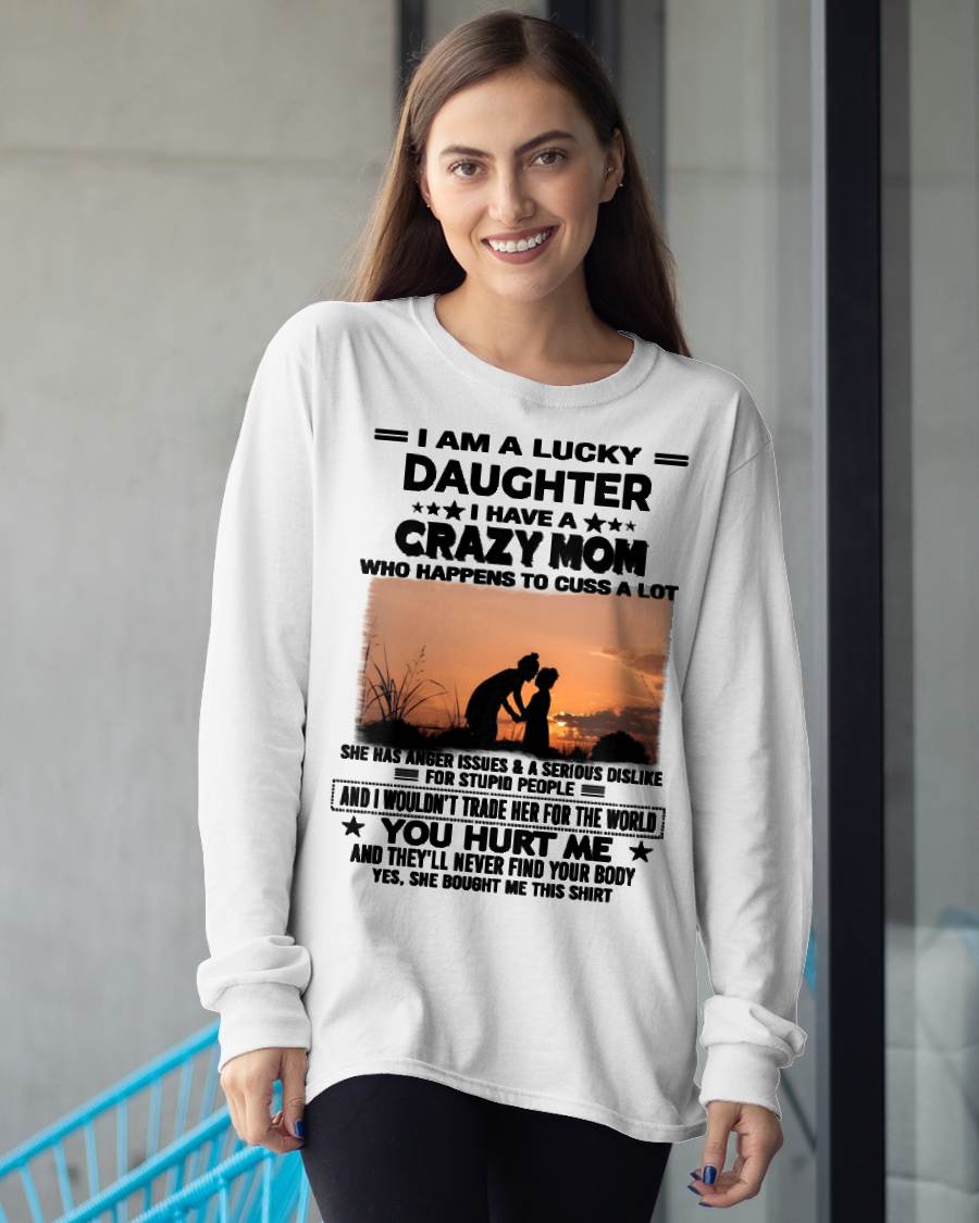 I WOULDN’T TRADE HER FOR THE WORLD - GIFT T SHIRT FROM MOM TO DAUGHTER - SNOW00 (SKU2603-19-00)