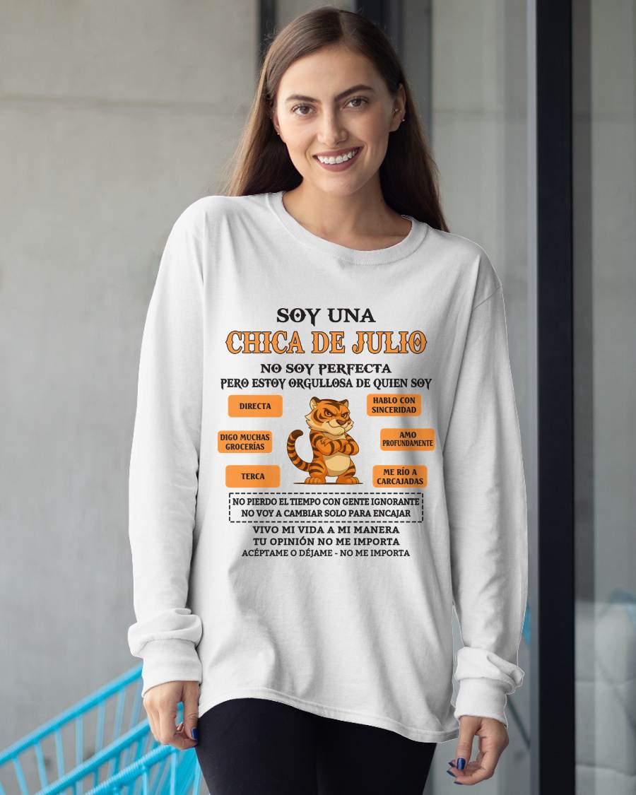 JULY SHIRT, NO SOY PERFECTA PERO ESTOY ORGULLOSA DE QUIEN SOY - SNOW07 (SKU2604-45-07)