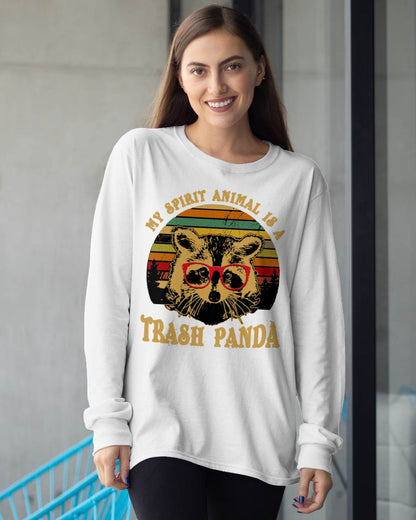 My Spirit Animal is A Trash Panda Geeky Glasses T-Shirt