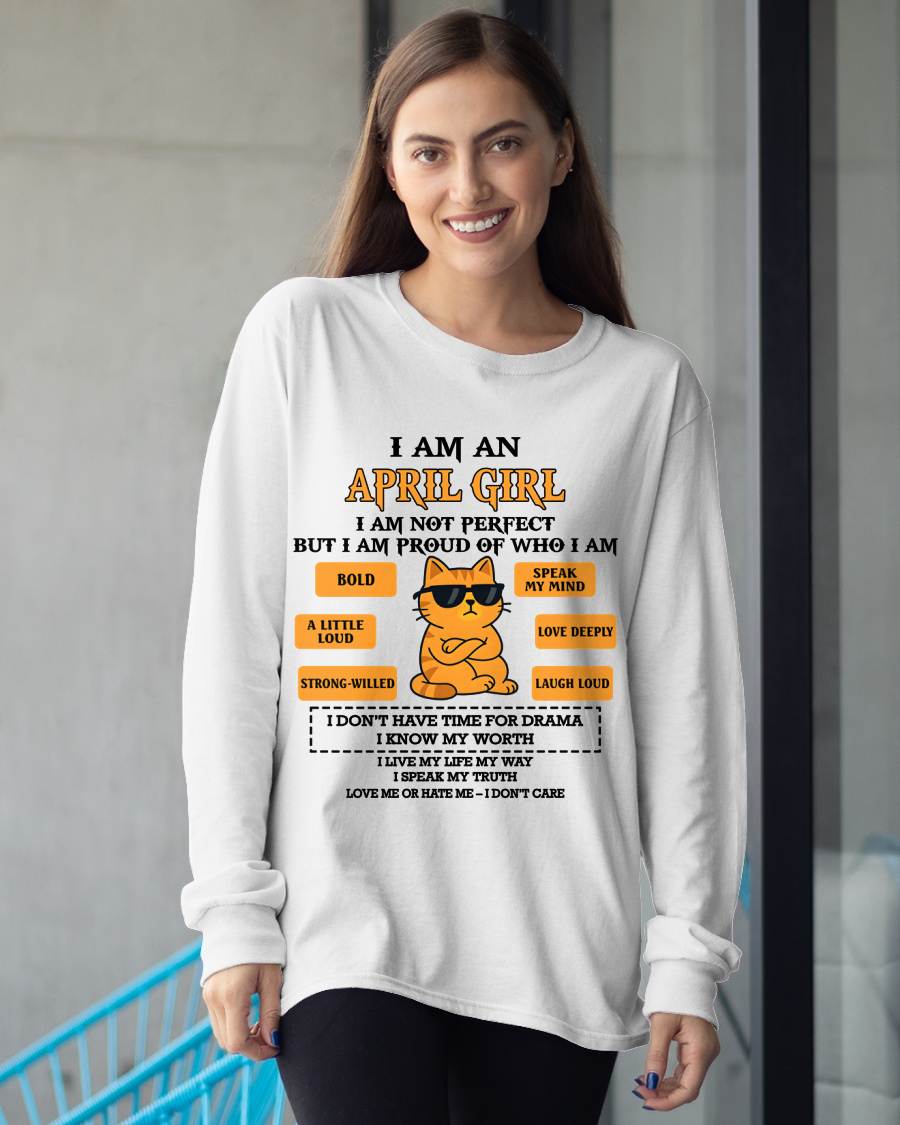 APRIL SHIRT, I AM PROUD OF WHO I AM - FMA SNOW04 (SKU2603-292-04)