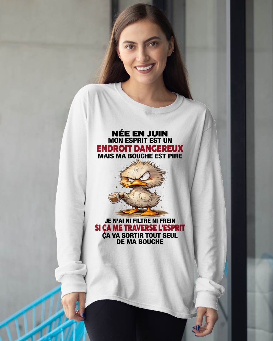 JUIN SHIRT JE N'AI NI FILTRE NI FREIN - SNOW06 (SKU2605-146-06)