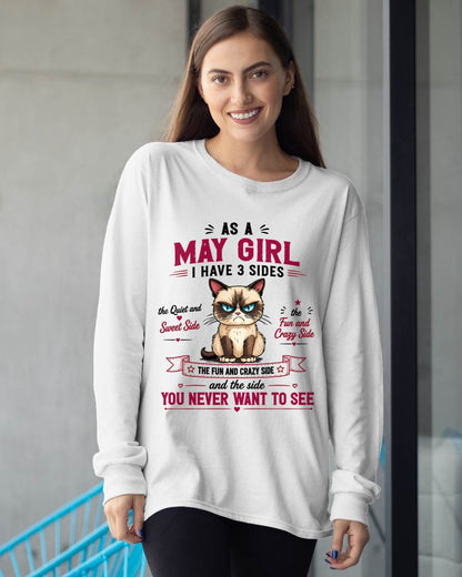 MAY SHIRT, I HAVE 3 SIDES - SNOW05 (SKU2605-101-05)