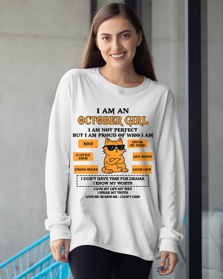 OCTOBER SHIRT, I AM PROUD OF WHO I AM - FMA SNOW10 (SKU2603-292-10)