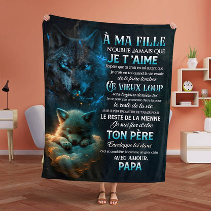 Cadeau Spécial Pour Ta Fille Couverture - De Papa (SKUB12-161)