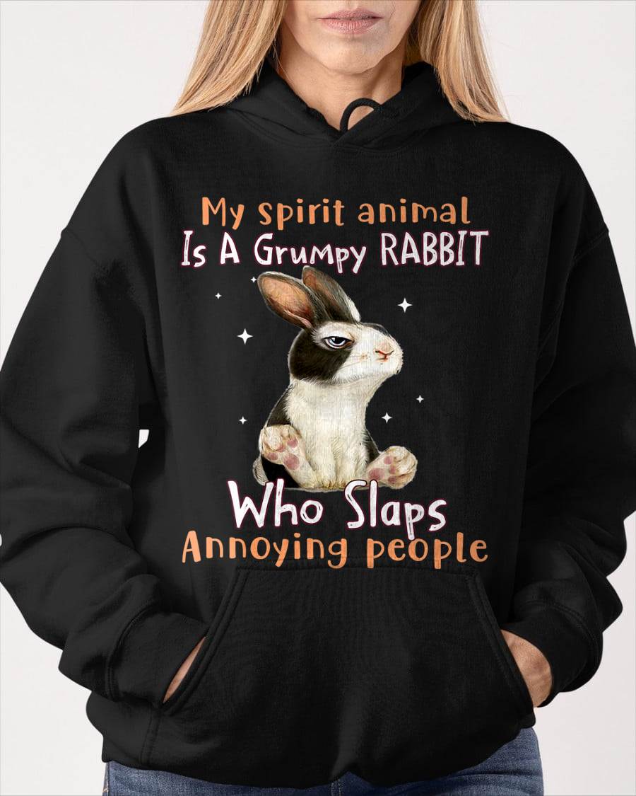 My Spirit Animal is a Grumpy Rabbit rabbit lovers T-Shirt