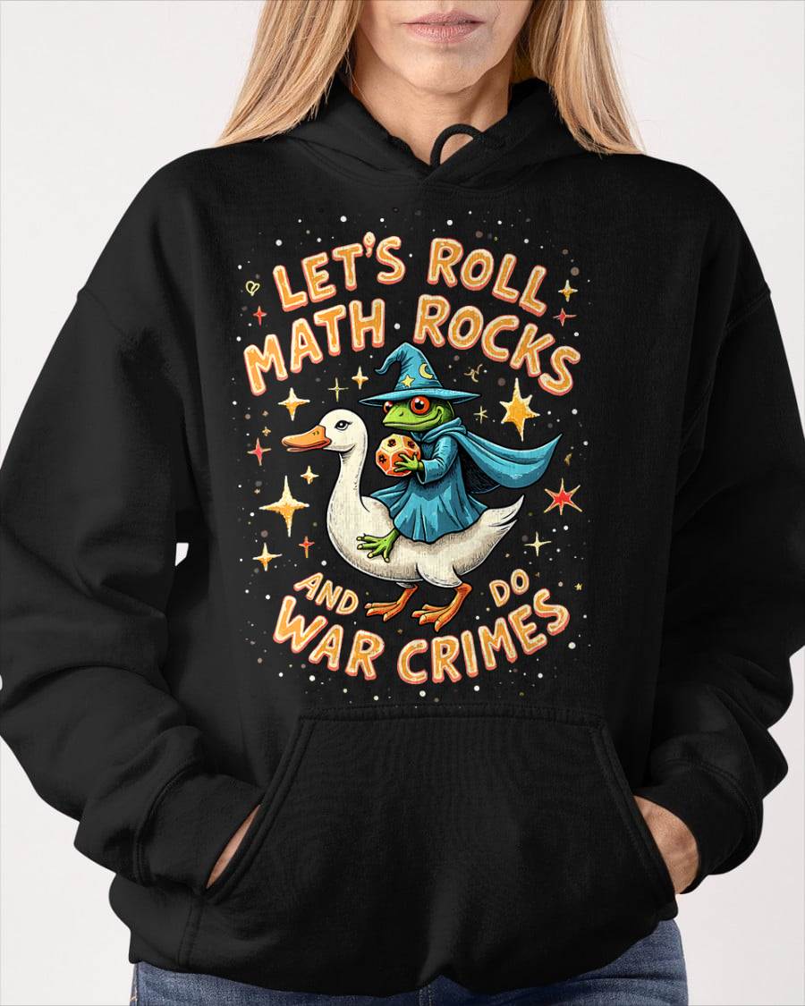 Frog Wizard Math Rocks Chaos Roll Tabletop Meme Design T-Shirt