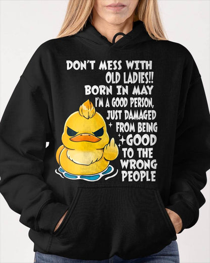 MAY SHIRT, DONT MESS WITH OLD LADIES - SNOW05 (SKU2603-199-05)