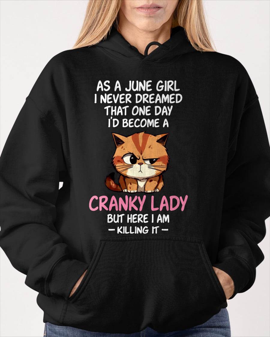JUNE SHIRT, HERE I AM KILLING IT - SNOW06 (SKU2603-265-06)