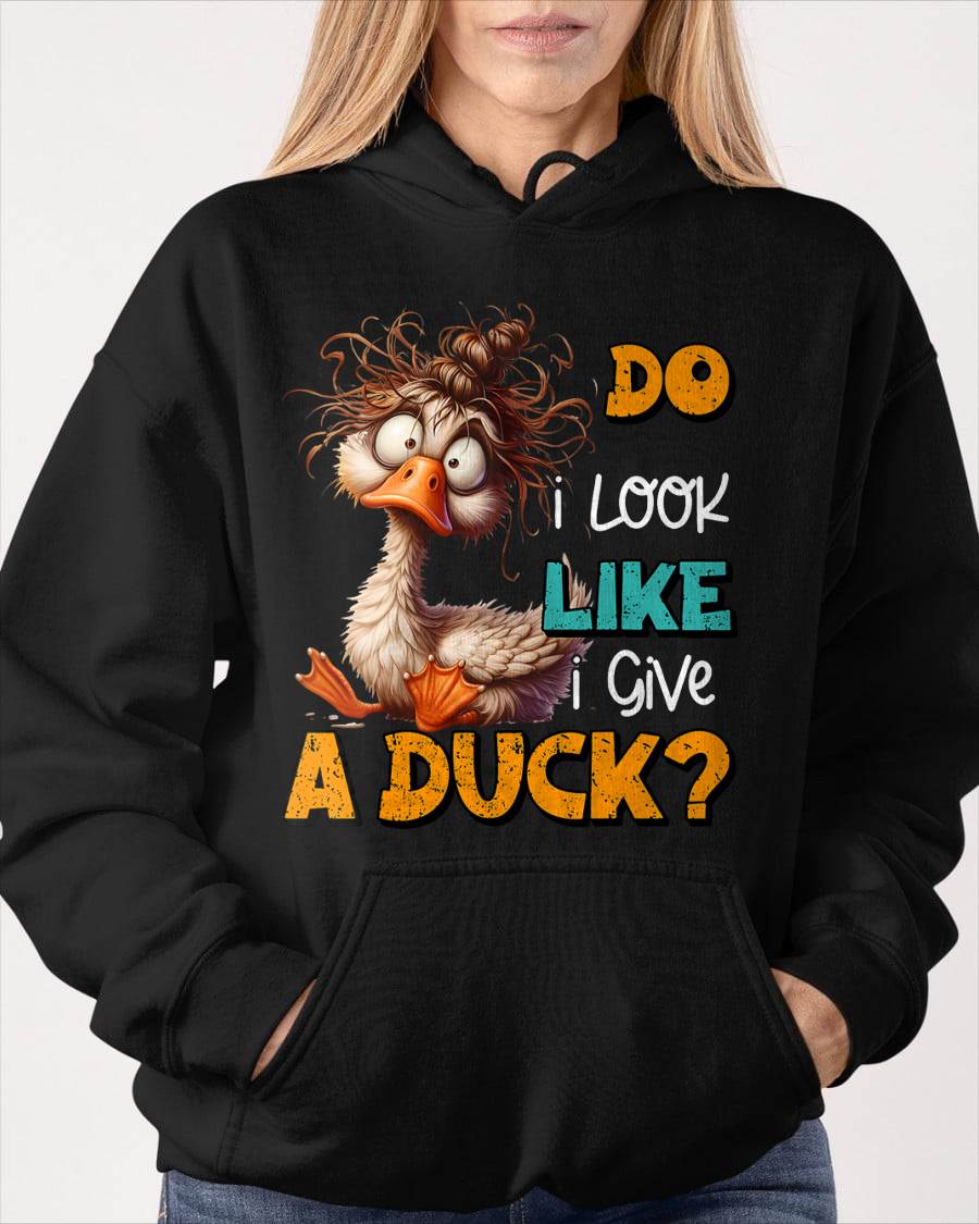 Do I Look Like I Give A Duck Funny Duck Meme T-Shirt
