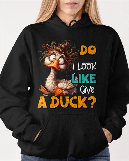 Do I Look Like I Give A Duck Funny Duck Meme T-Shirt
