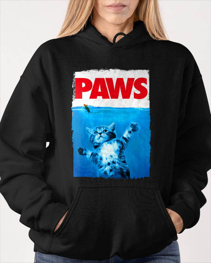 xiongying Paws Cat and Mouse Top, Cute Funny Cat Lover Parody T-Shirt