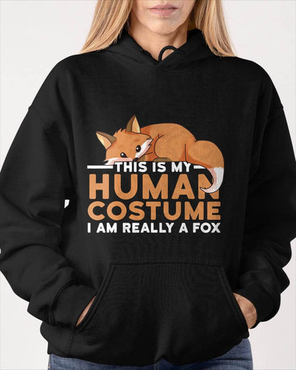 This is My Human Costume I'm Really A Fox Halloween T-Shirt