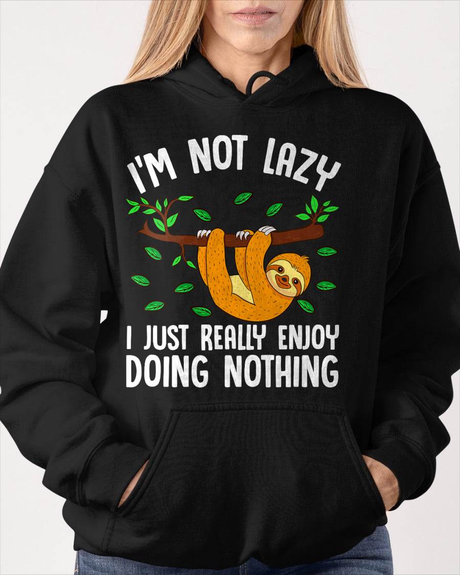 Lazy Sloth On A Tree Doing Nothing T-Shirt