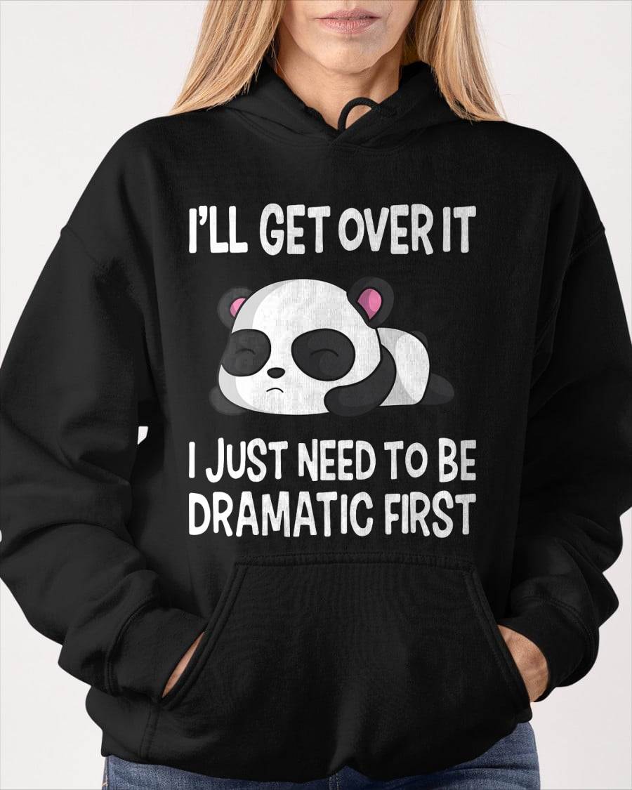 Funny Dramatic Panda Kawaii Bear Face Anime Lovers T-Shirt