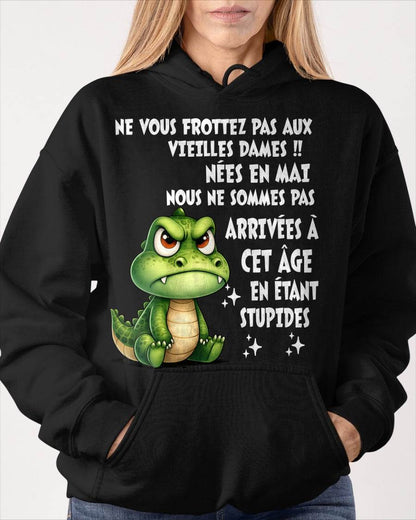 MAI SHIRT NE VOUS FROTTEZ PAS AUX VIEILLES DAMES - SNOW05 (SKU2605-124-05)