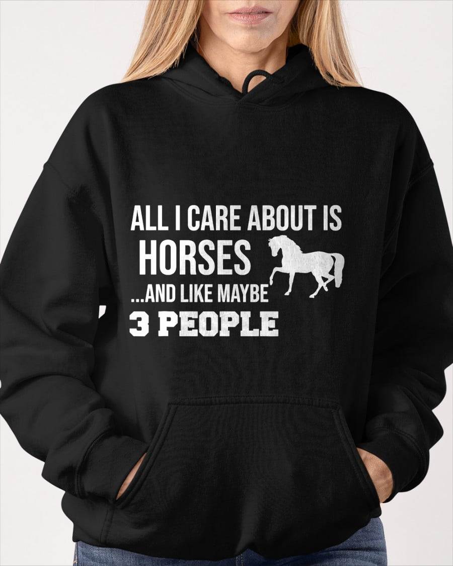 Funny Cute Horse Shirt Gift Men Women Teens T-Shirt