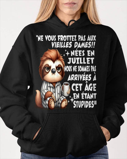 JUILLET SHIRT NE VOUS FROTTEZ PAS AUX VIEILLES DAMES - SNOW07 (SKU2605-133-07)