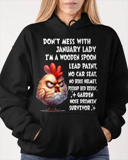 JANUARY SHIRT, I'M A WOODEN SPOON, LEAD PAINT - SNOW01 (SKU2604-254-01)