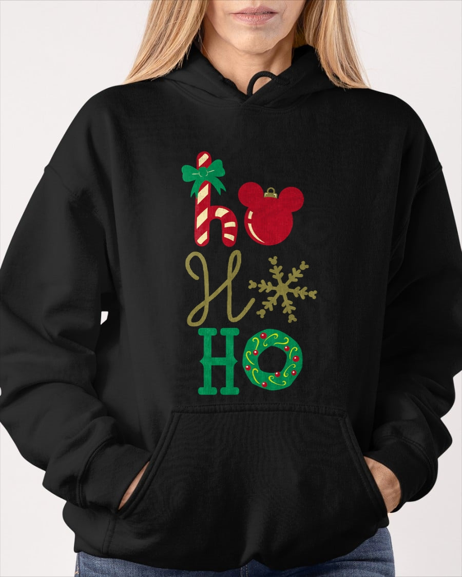 Disney Mickey Icon Ho Ho Ho Holiday T-Shirt Men Women (SKU-MRCM-14) FMA