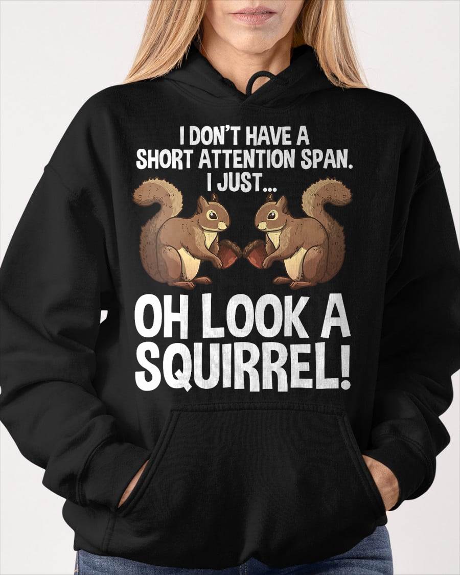 Funny ADHD Squirrel Design for Men Women Chipmunk Pet Lovers T-Shirt