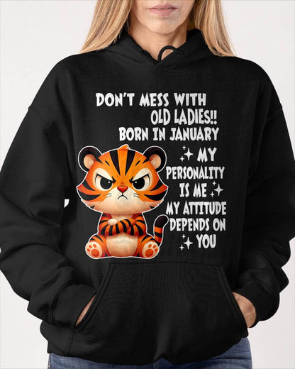 JANUARY SHIRT, MY ATTITUDE DEPENDS ON YOU - FMA SNOW01 (SKU2604-60-01)