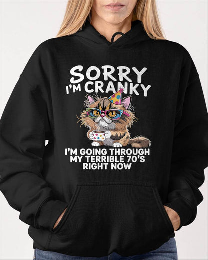Sorry I'm Cranky I'm Going Through My Terrible 70’s Cats Lovers T-Shirt