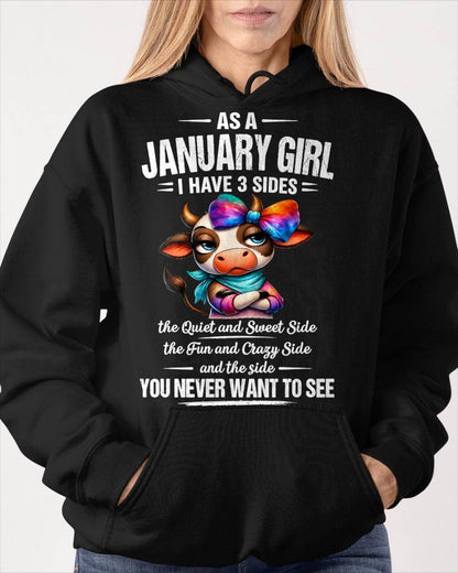 JANUARY SHIRT, I HAVE 3 SIDES - SNOW01 (SKU2605-103-01)