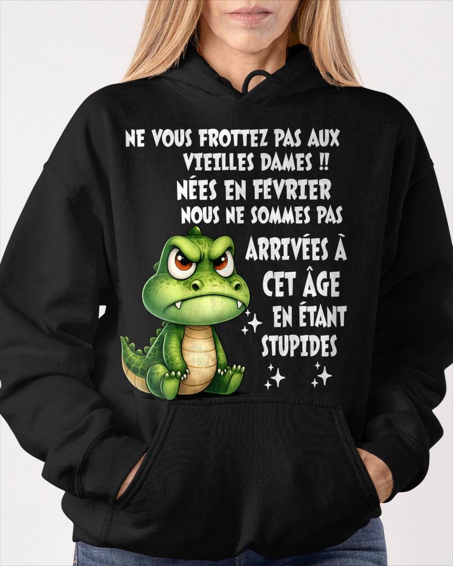 FÉVRIER SHIRT NE VOUS FROTTEZ PAS AUX VIEILLES DAMES - SNOW02 (SKU2605-124-02)