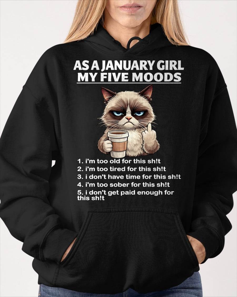 JANUARY SHIRT, MY FIVE MOOD - SNOW01 (SKU2603-147-01)