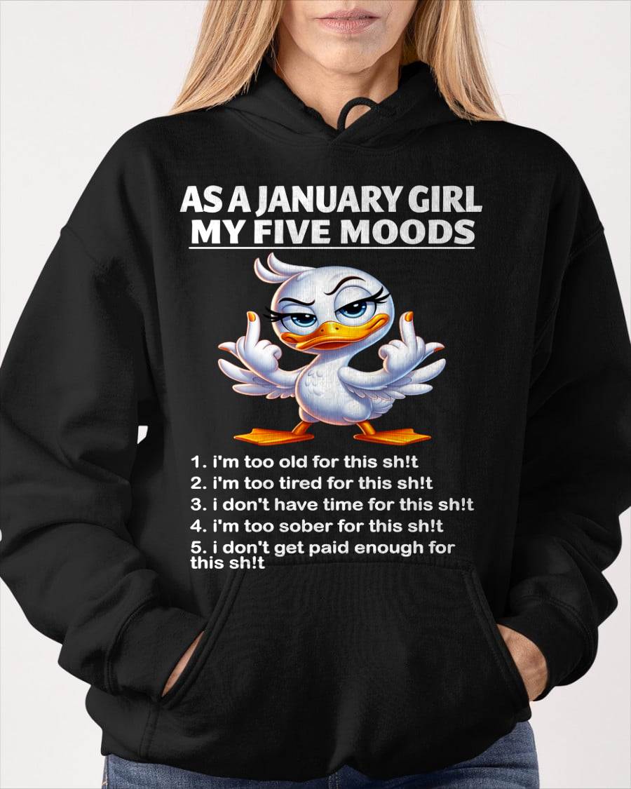 JANUARY SHIRT, MY FIVE MOODS - SNOW01 (SKU2604-248-01)
