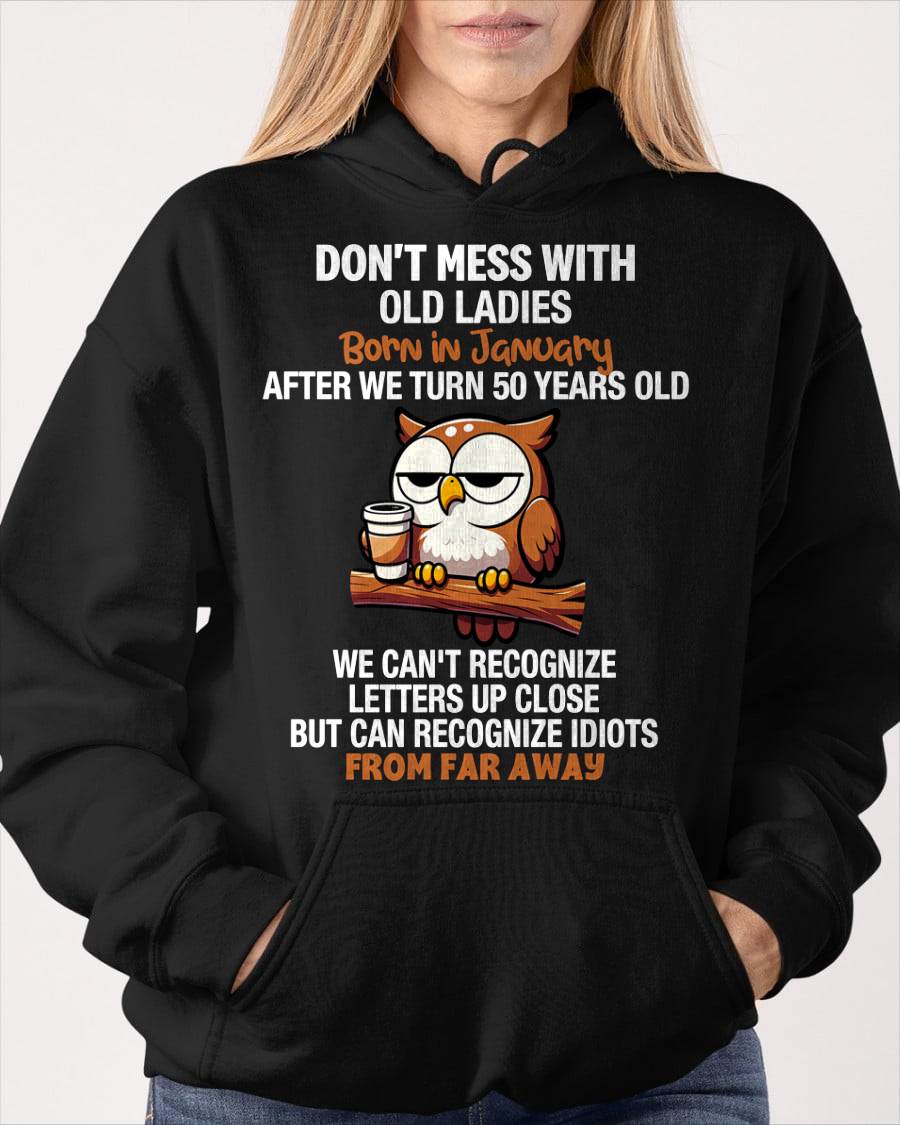 JANUARY SHIRT, RECOGNIZE IDIOTS FROM FAR AWAY - FMA SNOW01 (SKU2604-80-01)