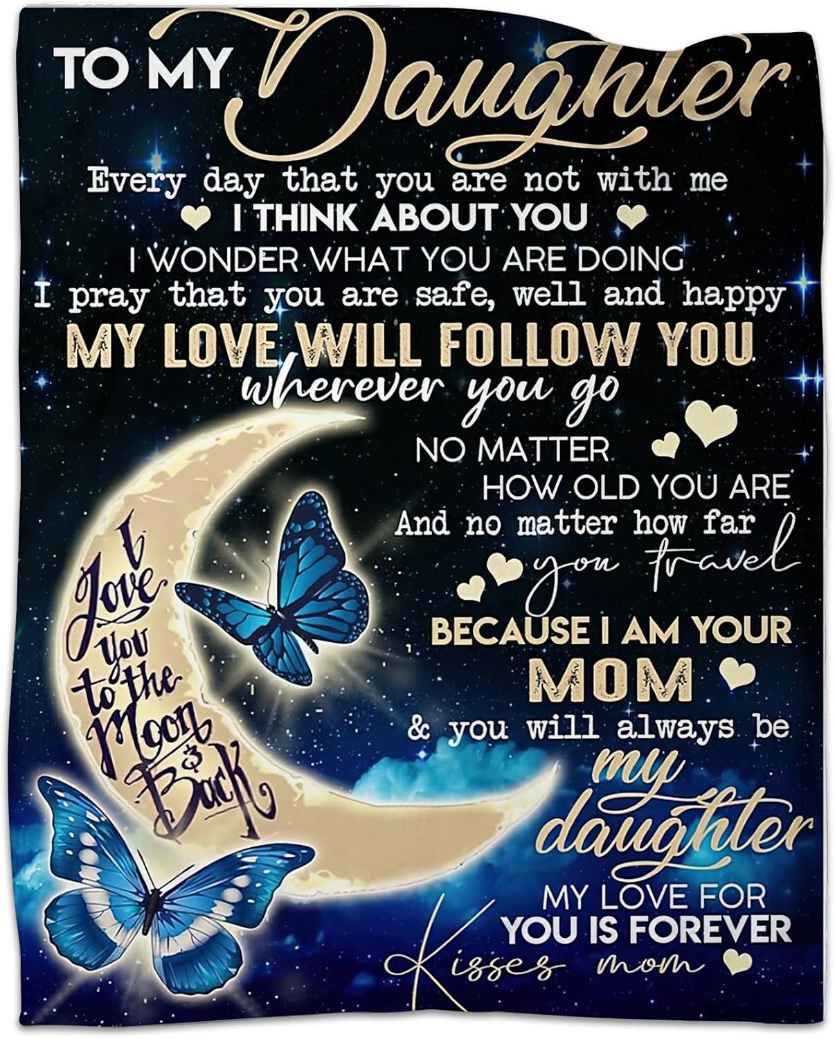 Gift For Daughter From Mom - Blanket