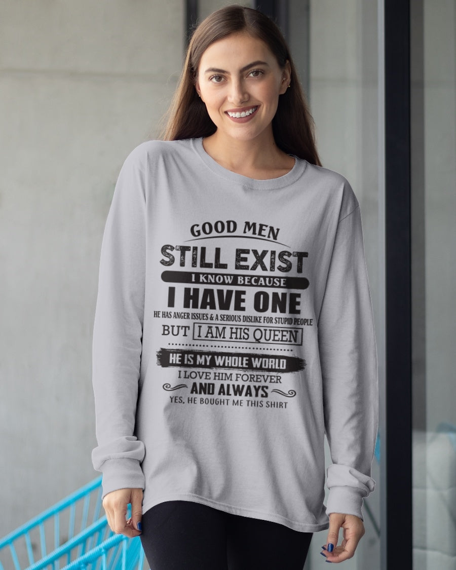 Good Men Still Exist - Perfect Gift For Your Girlfriend, Wife From Husband / Man - snow00 (SKU07-166-00)