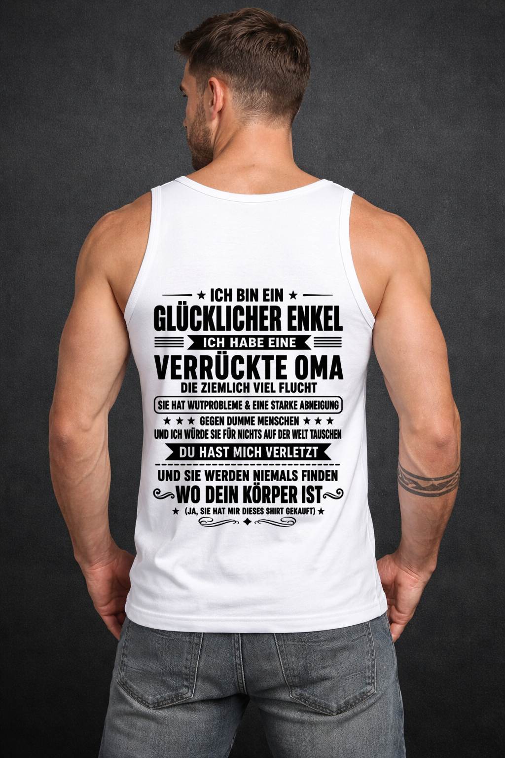 ICH BIN EIN GLÜCKLICHER ENKEL - VON DER OMA FÜR DEN ENKEL - SNOW00 (SKU2608-516-00)