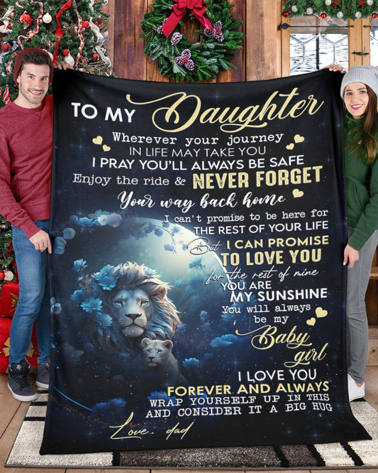 Special Gift For Your Daughter Blanket - From Dad (SKUB07-62)