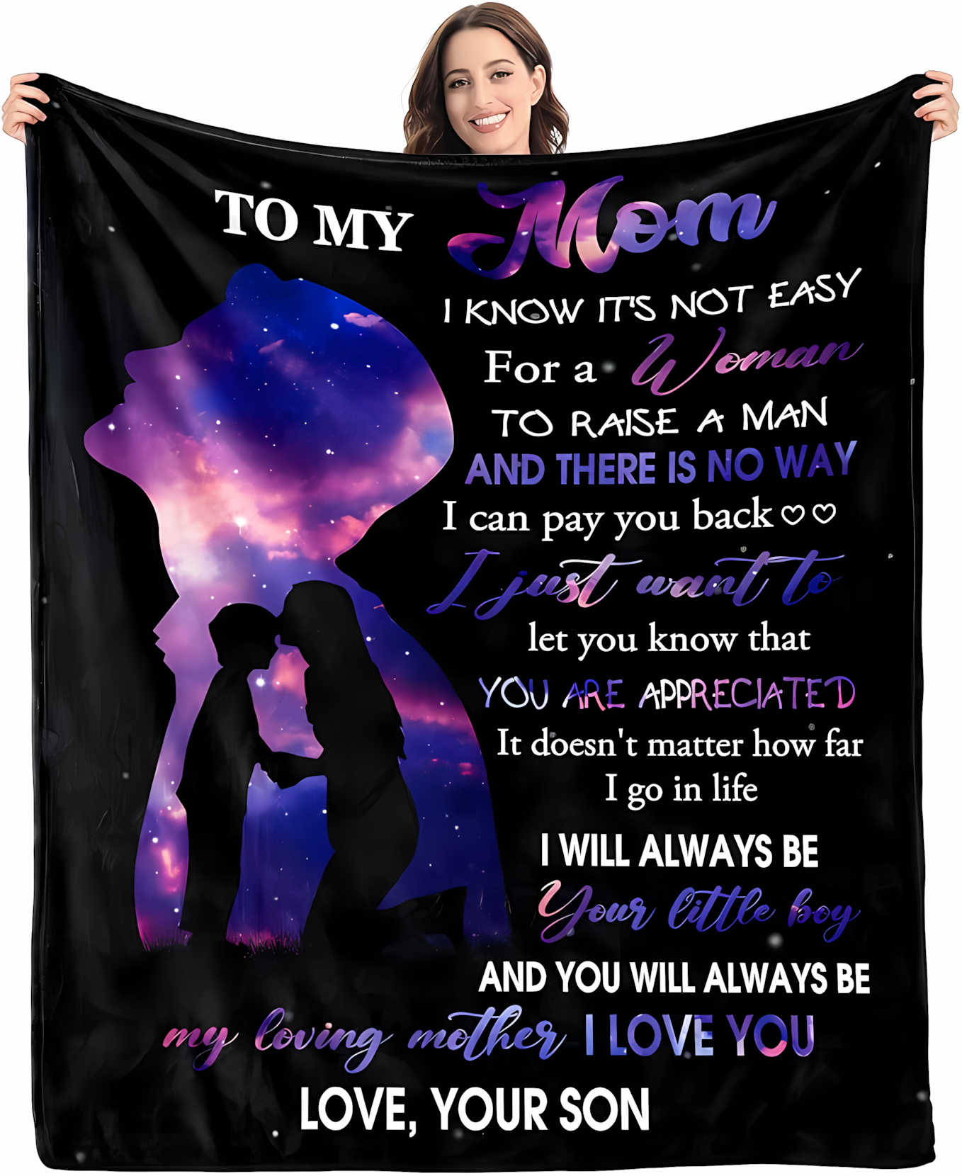 Special Gift For Your Son Blanket - From Mom (SKU2604-137)