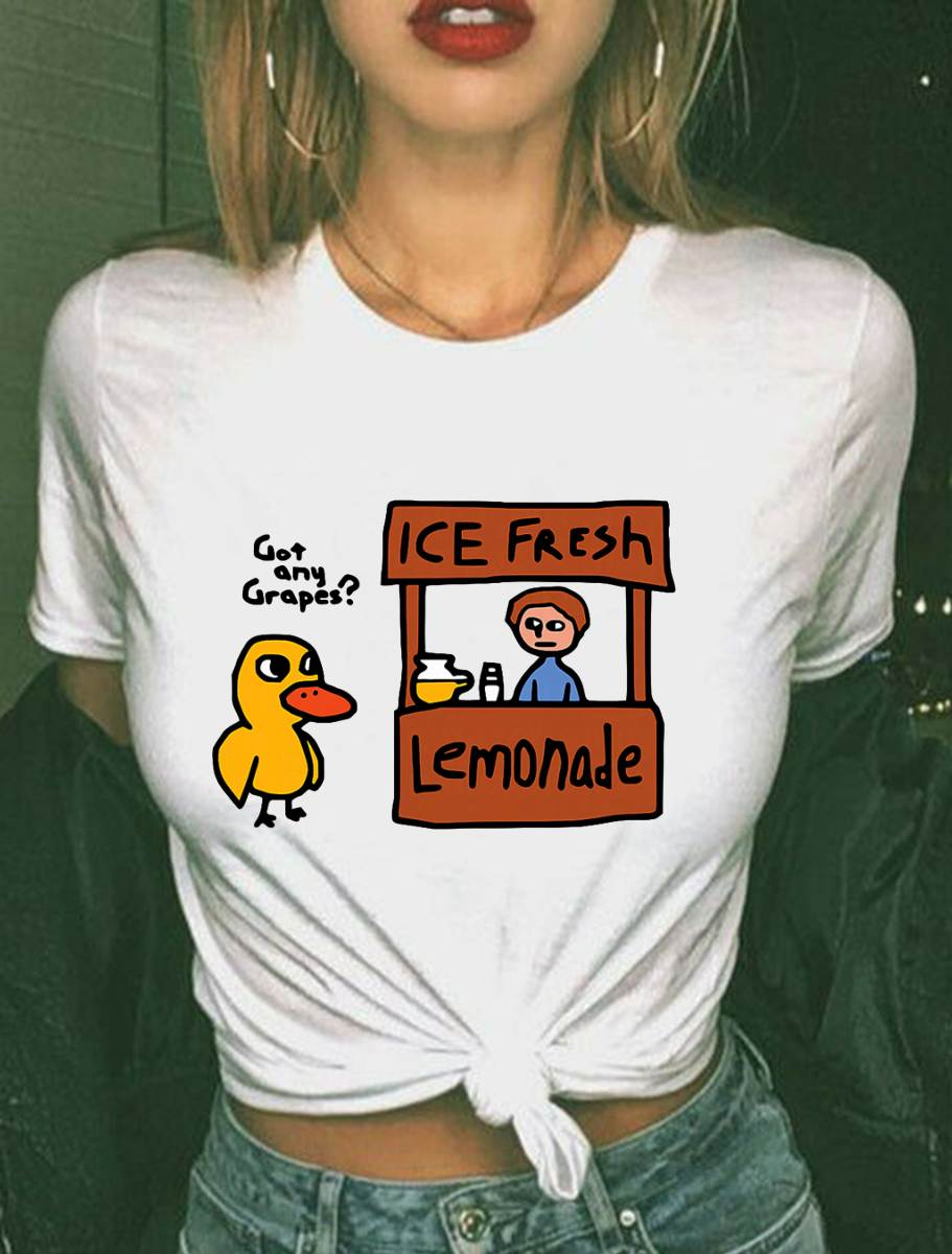 The Duck Song Got Any Grapes Funny Meme T-Shirt