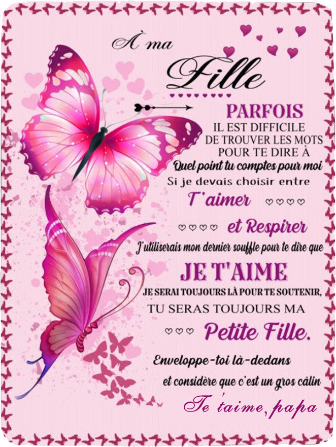 Cadeau Spécial Pour Ta Fille Couverture - De Papa