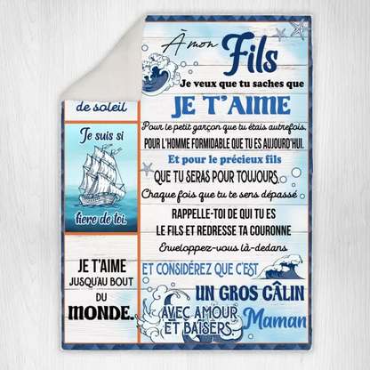 Cadeau Spécial Pour Ton Fils Couverture - De Maman
