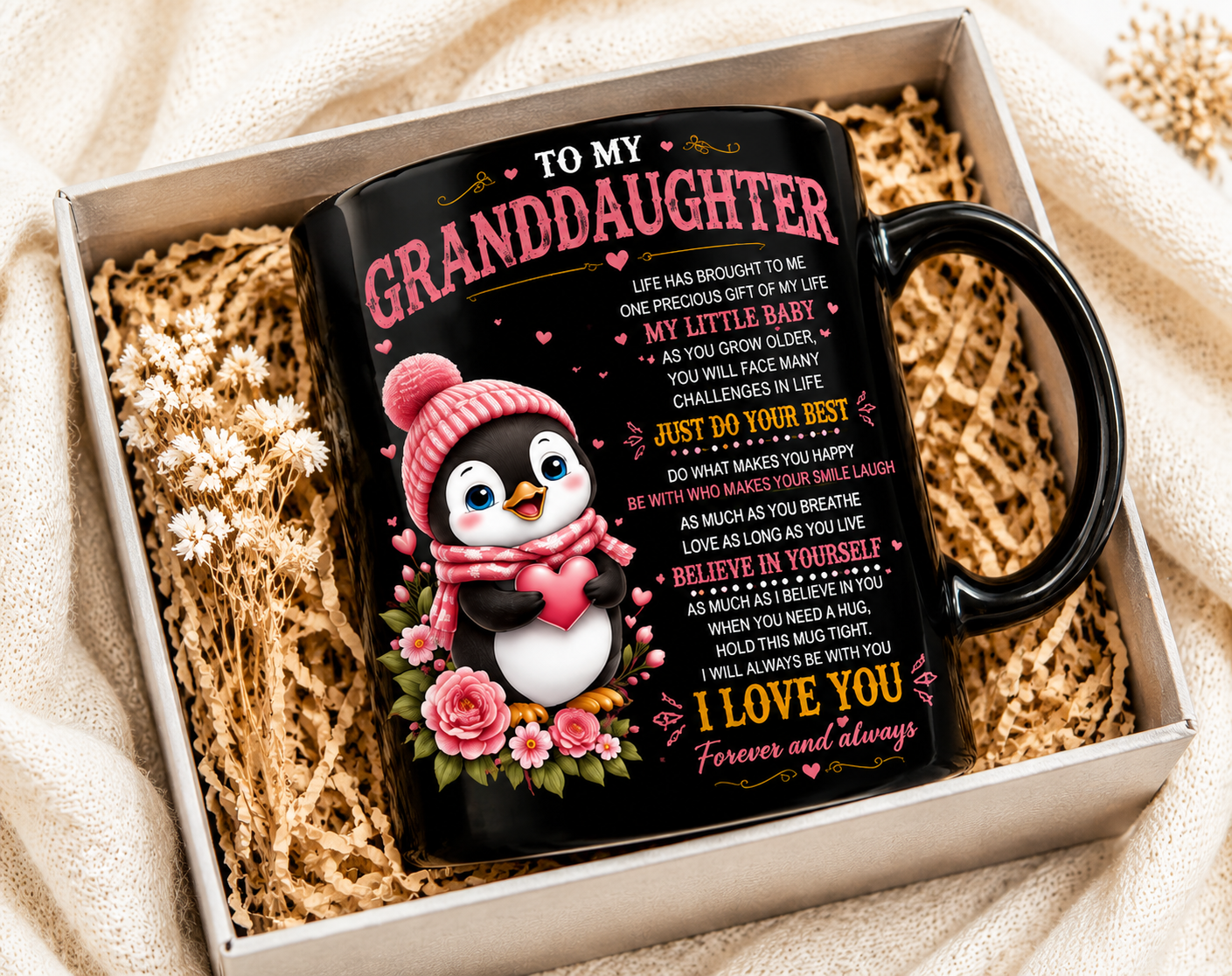 TO GRANDDAUGHTER MUG - GIFT FROM GRANDMA (SKU2608-633)